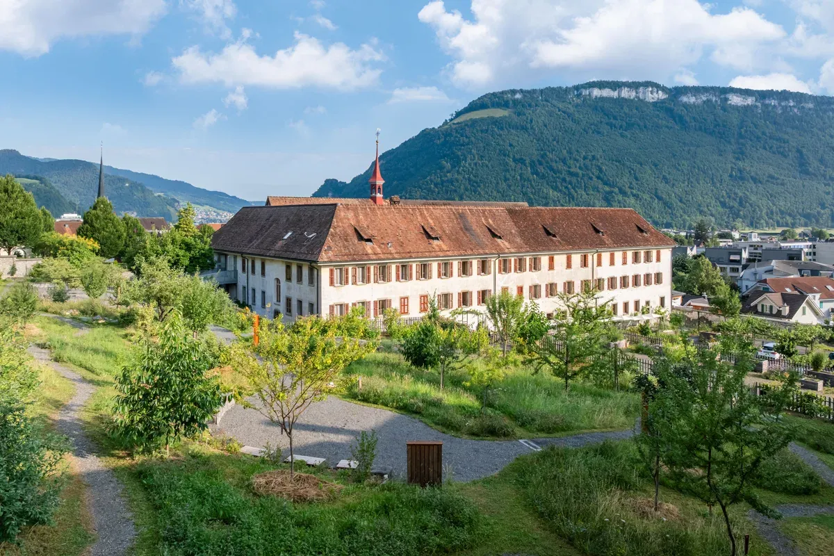 Das imposante Klostergebäude ist heute Bildungs-, Genuss- und Begegnungsstätte für Kulinarik