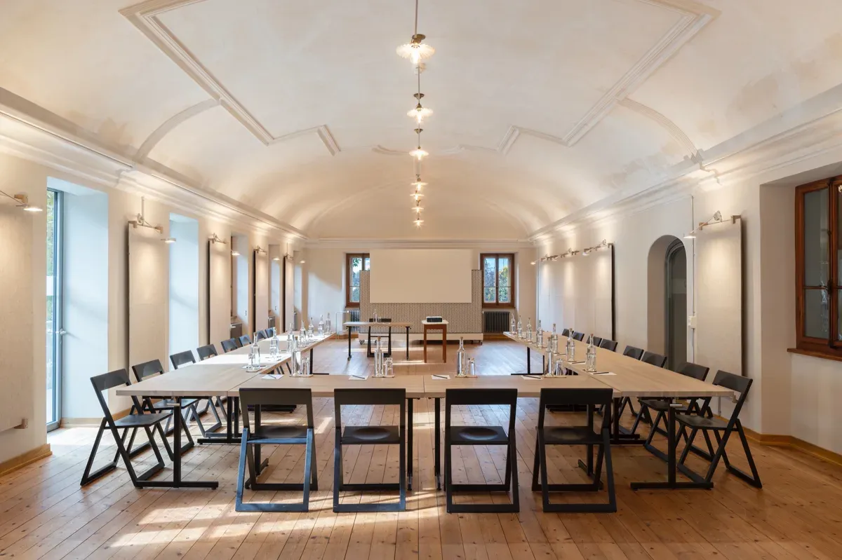 Der Klostersaal ist einer von insgesamt acht großen und kleinen Seminarräumen